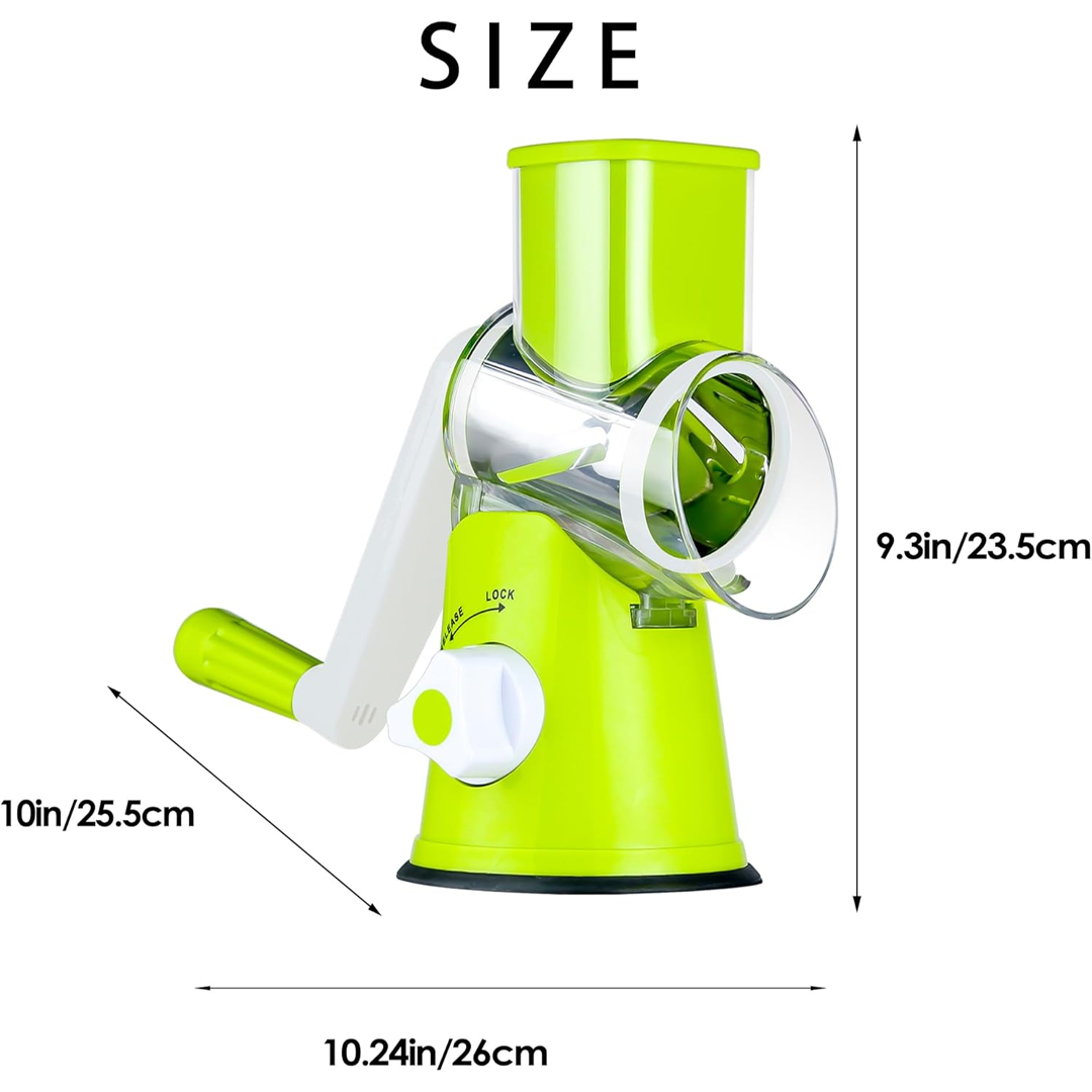 3 in 1 Rotary Cheese Grater Vegetable Slicer