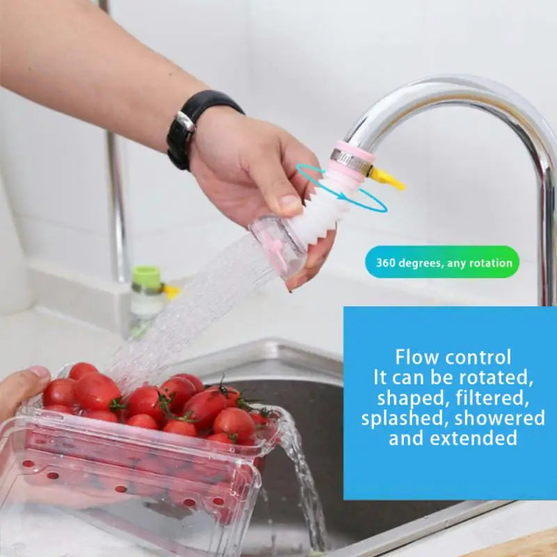 Adjustable Flexible Kitchen Faucet Tap Extender