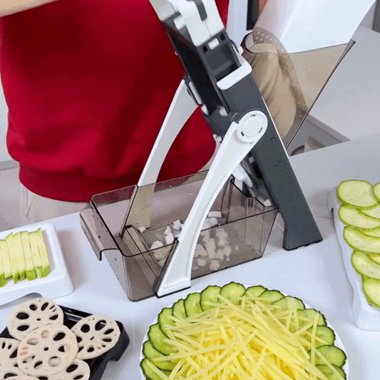 [🔥Save 40%] 5-in-1 Veggie Slicer – Cut Faster. Prep Smarter!