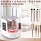 Rechargeable Electric Makeup Brush Cleaner with Dryer & Disinfecting Function