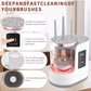 Rechargeable Electric Makeup Brush Cleaner with Dryer & Disinfecting Function
